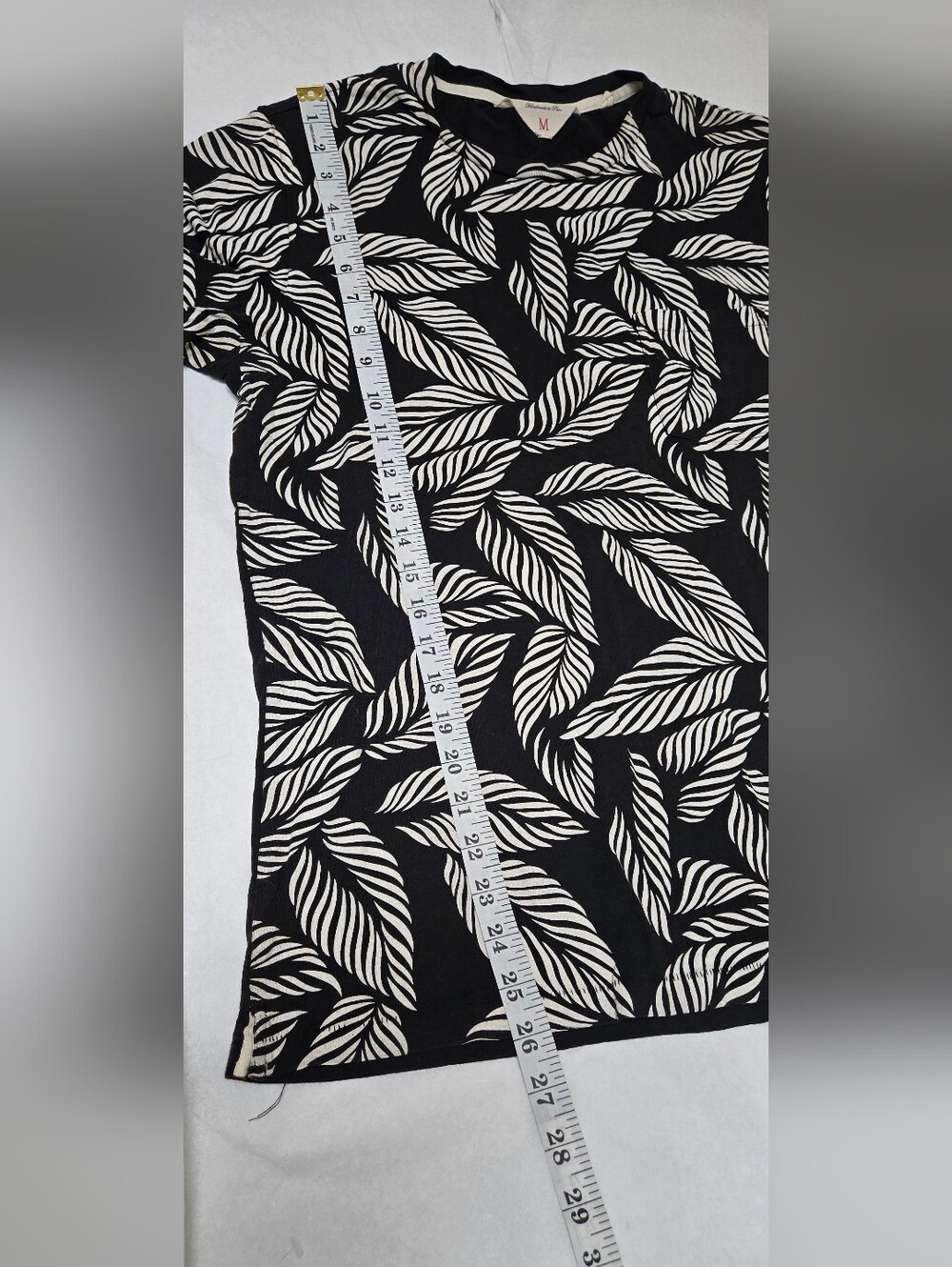 Rag & Bone Short Sleeve Top Size M Color Black/White - Picture 3 of 9